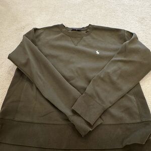 Polo Ralph Lauren Green Crewneck Sweater Classic Knit crewneck